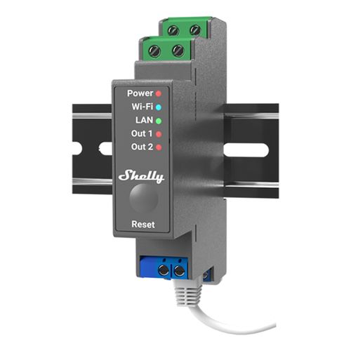 Main product image of Pro 2-Channel Smart Relay, DIN Rail, UL Listed