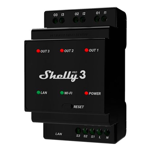 Main product image of Pro 3-Channel Smart Relay, DIN Rail
