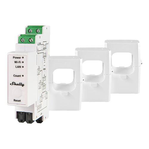 Main product image of Pro 3-Phase Energy Monitor, 400A, DIN Rail