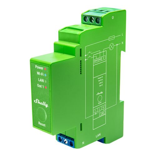 Main product image of 1PM Pro 1-Channel Smart Dimmer with Power Monitoring, DIN Rail