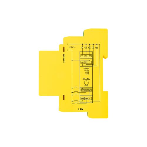 Main product image of Pro RGBWW LED Controller with Power Monitoring, DIN Rail
