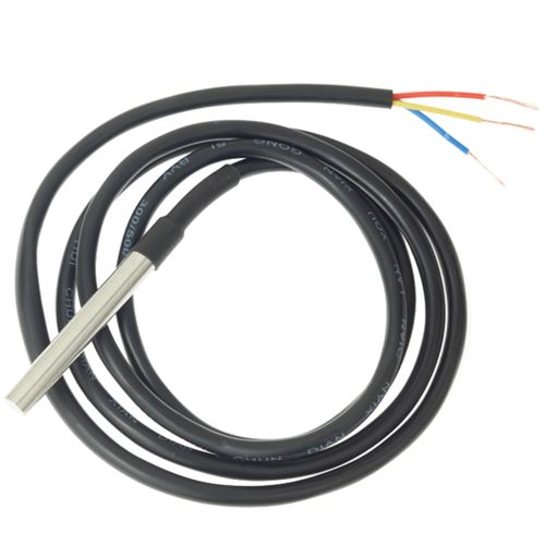Main product image of DS18B20 Temperature Probe w/ 3.5mm Jack for The Pill by Shelly (39" Length)