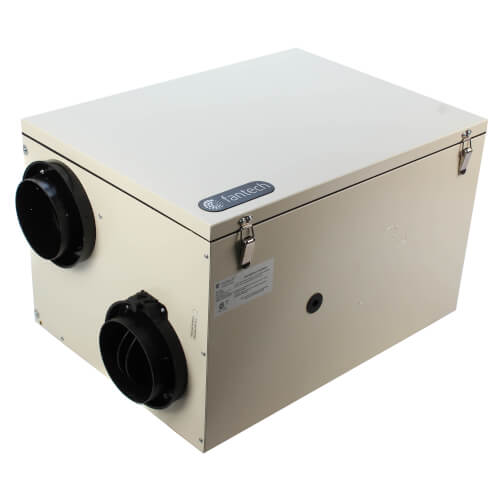 Main product image of SHR Series Heat Recovery Ventilator w/ Fan Shutdown Defrost, 6" Side Ports (up to 5,000 Sq. Ft.)