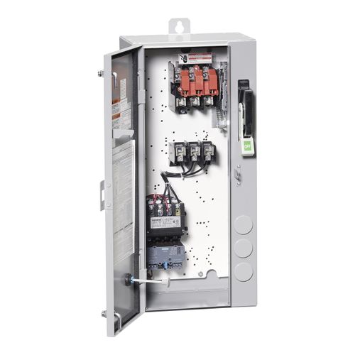 Main product image of Combination Motor Starter, size 0, 3-12 FLA, 30A Fusible Disconnect, NEMA 4/12, 120V, 17CUC92BF11