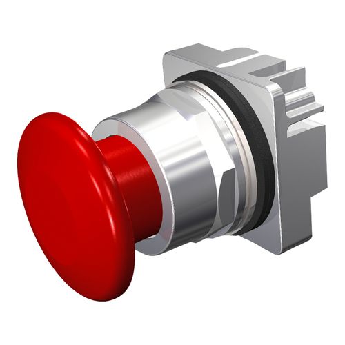 Main product image of 30mm Non-Illuminated Push-Pull 2 Position Maintained Pushbutton Mushroom Head Cap (Red), 52PP2W2