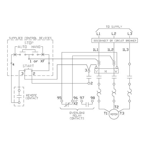 Main product image of Pump Control Panel, Size 1, 10HP 480V, 5.5-22A O/L, 30A 600V Disconnect, 87DUD6FC