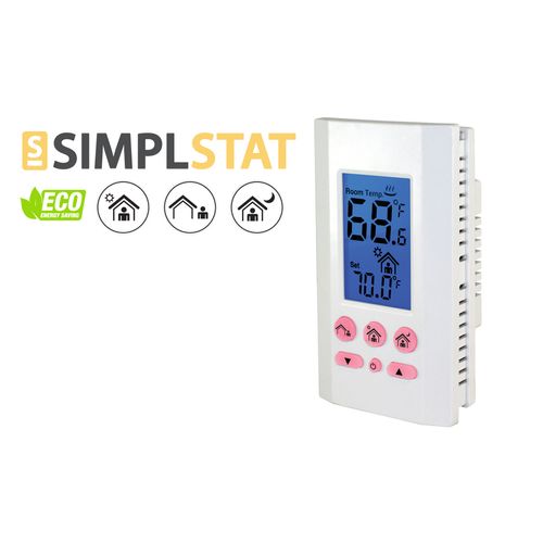 Main product image of SimplStat SP Non-Programmable Electronic Battery Powered Thermostat (120/240V, 16A)