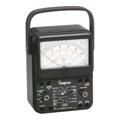 Main product image of Analog & Manual Ranging Multimeter, 1,000 VAC/VDC, 12389