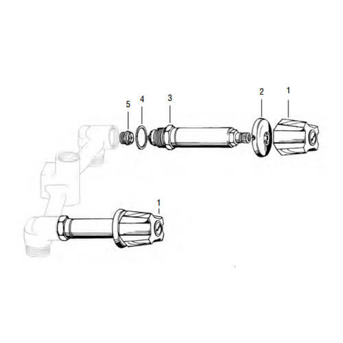 Main product image of Trend 2-Handle Tub/Shower Rebuild Kit