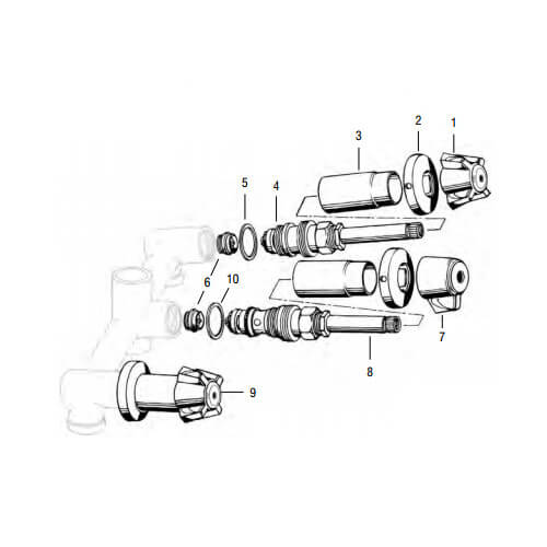 BrassCraft SK0336 Kit STERLING ROCKWELL CHR TB/SHWR REBUILD KT BrassCraft SK0336 Kit STERLING ROCKWELL CHR TB/SHWR REBUILD KT