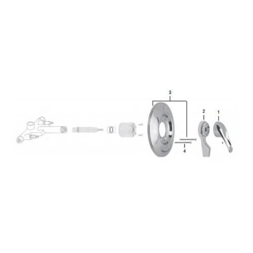 Main product image of Mixet Single Handle Tub/Shower Trim Kit