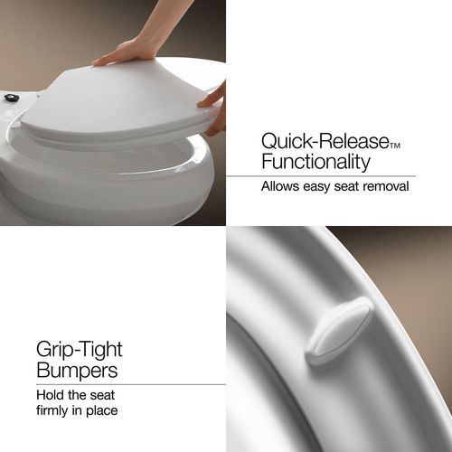 Main product image of Cachet ReadyLatch Quiet-Close Round Toilet Seat (White), K-4639-RL-0