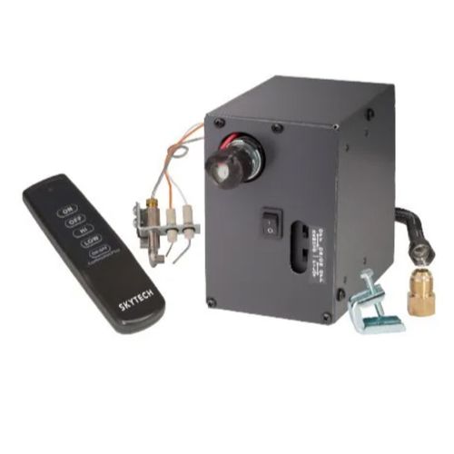 Main product image of Manual Hi/Lo Spark to Pilot Gas Valve Kit w/ Remote, Transmitter, Flex Line, Damper Clamp, Flare Adaptor, and Batteries
