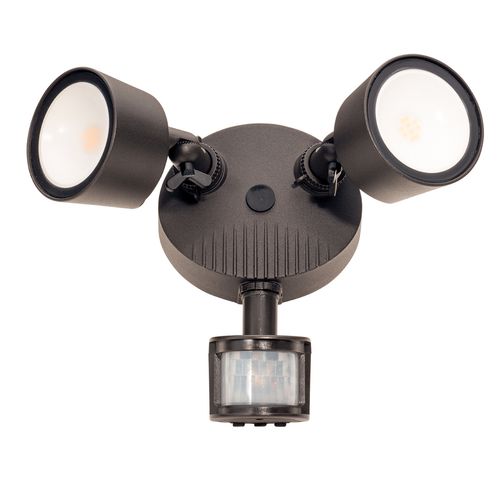 Main product image of Dual Head LED Security Light w/ Motion Sensor, 24W, 4000K (Bronze)
