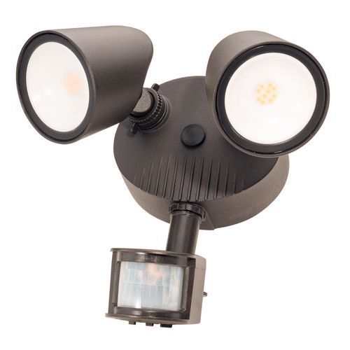 Main product image of Dual Head LED Security Light w/ Motion Sensor, 24W, 4000K (Bronze)