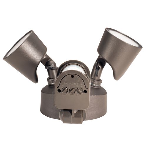 Main product image of Dual Head LED Security Light w/ Motion Sensor, 24W, 4000K (Bronze)