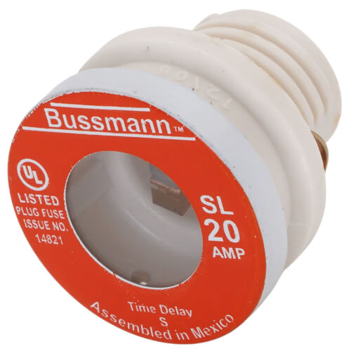 SL20 Cooper Bussmann SL20 20 Amp Time Delay Loaded Link Rejection
