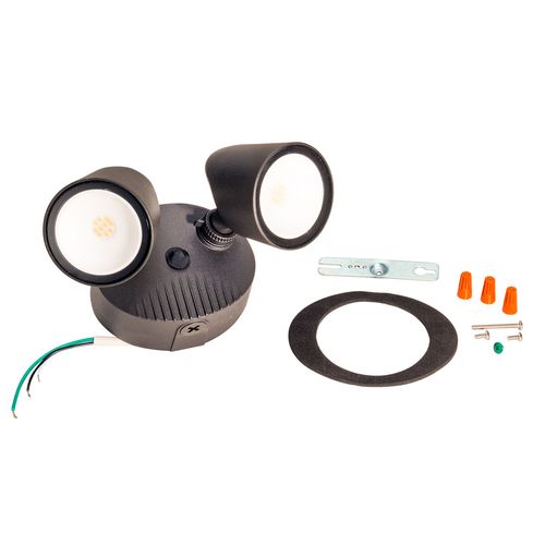 Main product image of Dual Head LED Security Light, 24W 4000K (Bronze)