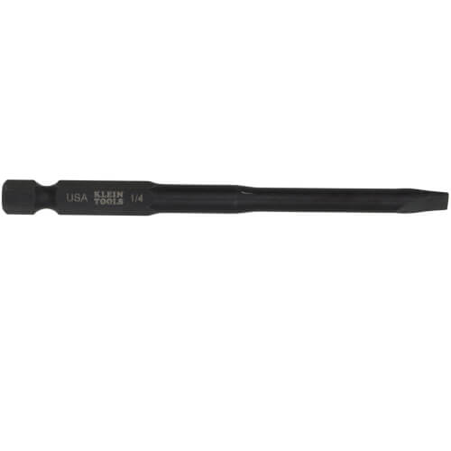 Main product image of 1/4" Slotted Power Driver Bit, 3-1/2" Long (Pack of 5)