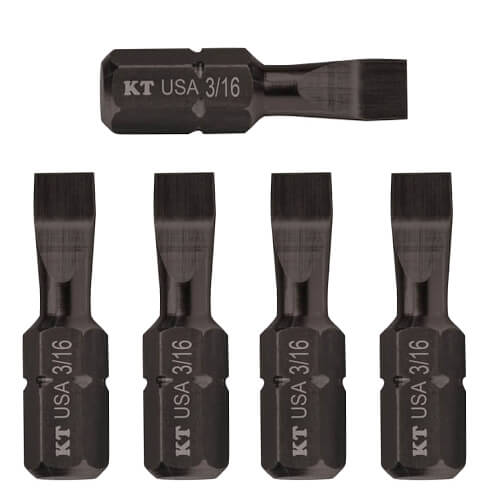 SL31615 Klein Tools SL31615 3/16" Slotted Power Driver Bit, 1" Long