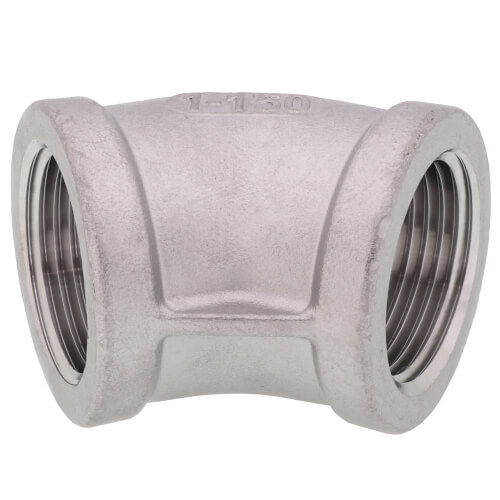 Main product image of T304 1" Stainless Steel 45-Degree Elbow