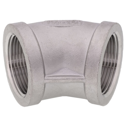 Main product image of T304 1-1/4" Stainless Steel 45-Degree Elbow
