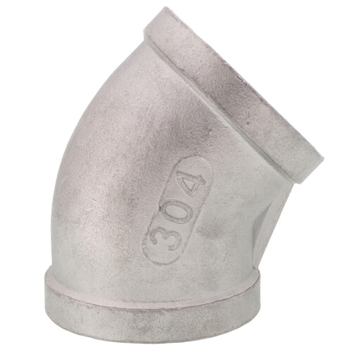 Main product image of T304 1-1/4" Stainless Steel 45-Degree Elbow