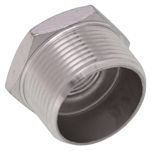 Main product image of T304 1-1/4" x 1/2" Stainless Steel Hex Bushing