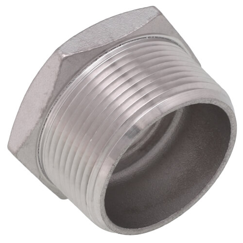 Main product image of T304 1-1/2" x 3/4" Stainless Steel Hex Bushing