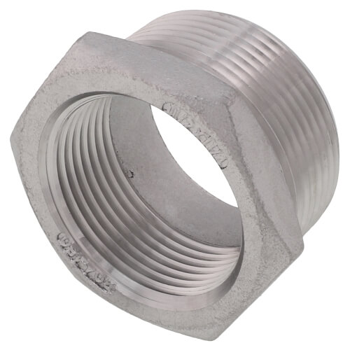 Main product image of T304 1-1/2" x 1-1/4" Stainless Steel Hex Bushing