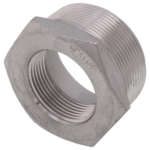 Main product image of T304 2" x 1-1/4" Stainless Steel Hex Bushing