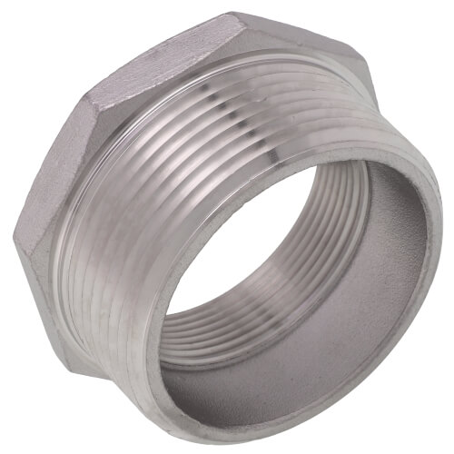 Main product image of T304 2-1/2" x 2" Stainless Steel Hex Bushing