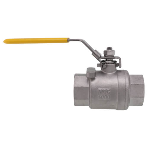 Main product image of 1" IPS Full Port 316 Stainless Steel 2-Piece Ball Valve