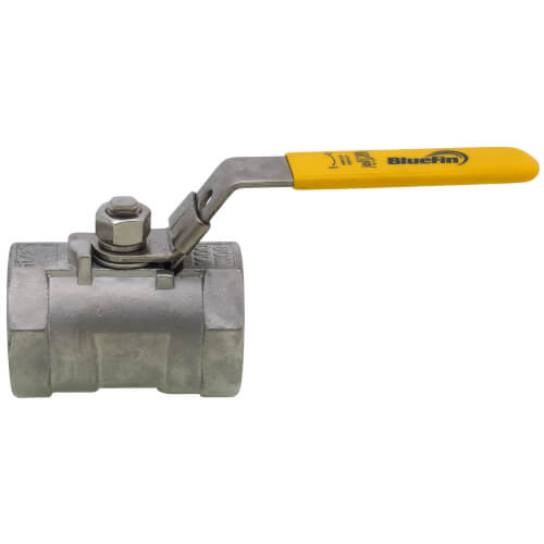 Main product image of 1-1/2" IPS Standard Port 316 Stainless Steel 1-Piece Ball Valve
