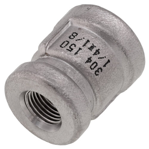 Main product image of T304 1/4" x 1/8" Stainless Steel Reducer Coupling