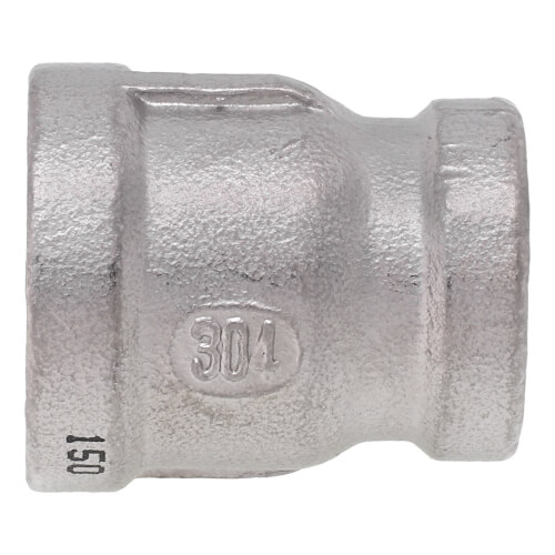 Main product image of T304 1/2" x 3/8" Stainless Steel Reducer Coupling