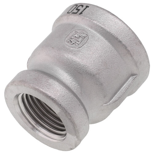 Main product image of T304 3/4" x 1/2" Stainless Steel Reducer Coupling