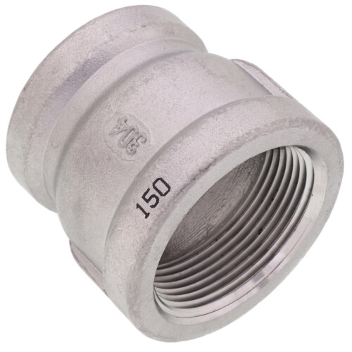 Main product image of T304 1-1/2" x 1-1/4" Stainless Steel Reducer Coupling