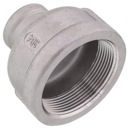 Vibrant 3in x 4in T304 Stainless Seel Straight (Concentric) Reducer main image 1