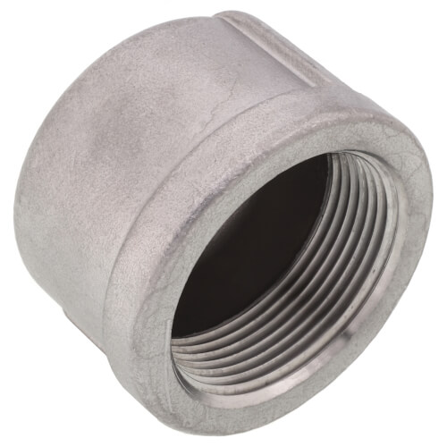 T304 1-1/2" Stainless Steel Cap