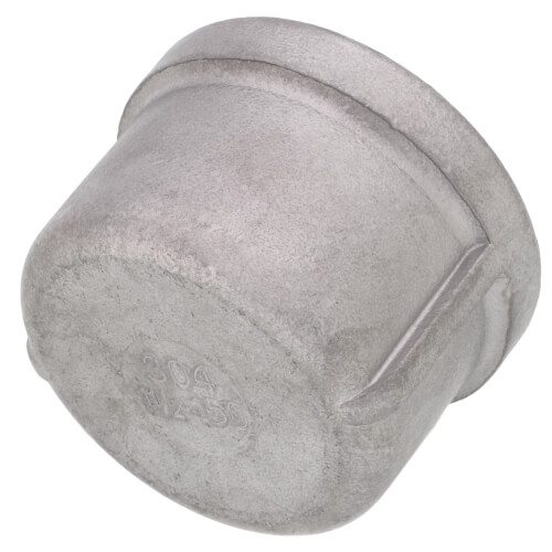 T304 1-1/2" Stainless Steel Cap