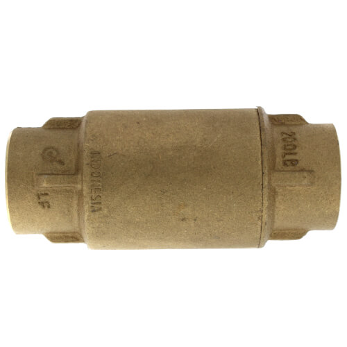 SLCS100 Bluefin SLCS100 1" Sweat Spring Loaded Check Valve, Lead Free