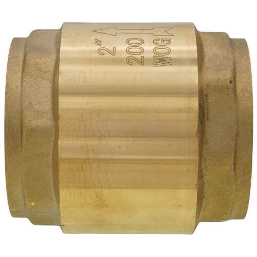 Main product image of 2" Threaded Spring Loaded Check Valve, Lead Free