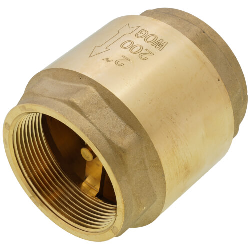 Main product image of 2" Threaded Spring Loaded Check Valve, Lead Free