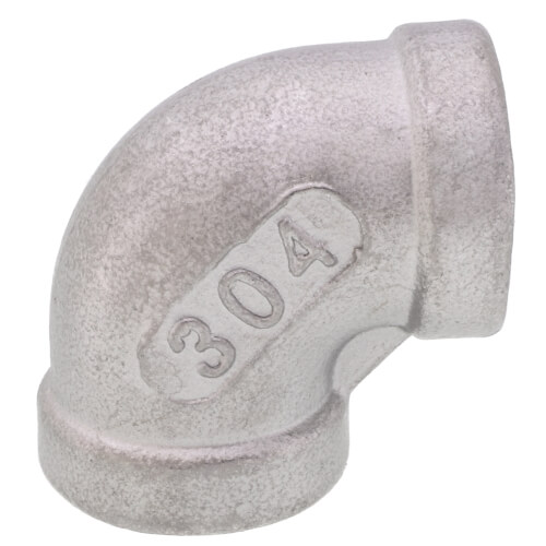 Main product image of T304 1/4" Stainless Steel 90-Degree Elbow