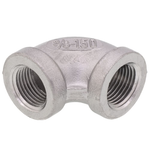 Main product image of T304 3/8" Stainless Steel 90-Degree Elbow