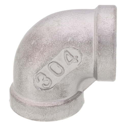 Main product image of T304 3/8" Stainless Steel 90-Degree Elbow