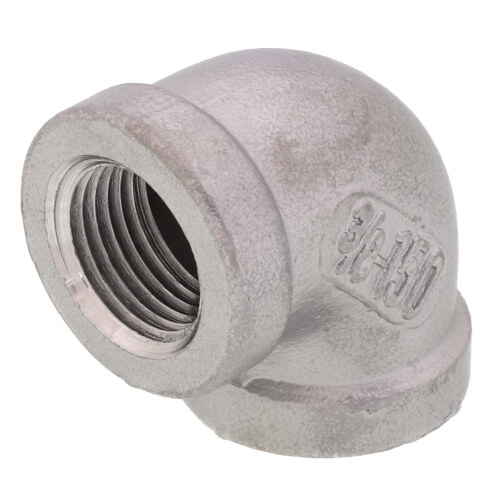 Main product image of T304 3/8" Stainless Steel 90-Degree Elbow