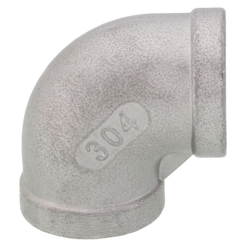 Main product image of T304 1/2" Stainless Steel 90-Degree Elbow