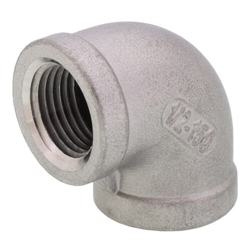 Main product image of T304 1/2" Stainless Steel 90-Degree Elbow